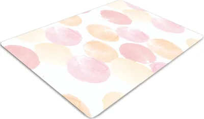 Obrázek produktu pro Podložka pod kancelářskou židli 120 cm x 90 cm Podložka pod kancelářskou židli - pastelové tečky