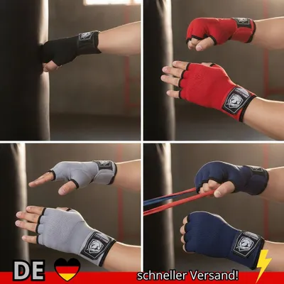 Produktbild von Mma Halbfinger-Gel-Boxhandschuh Sanda Muay Thai Training Handwickel