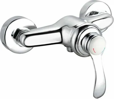Zdjęcie produktu dla Bateria prysznicowa Rousseau Byron Grey chrom metal mosiądz 15 cm