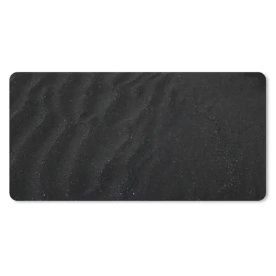Produktbild von MuchoWow® Mauspad Mousepad Sand - Schwarz - Weiß - Strand 60x30 cm - Mousepads - Maus Mat - Pad - Mausunterlage - Nachhaltig