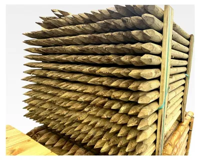 Produktbild von KDI Zaunpfähle und Zaunpfosten aus Kantholz in verschiedenen Dimensionen und Längen, 60 x 500 mm