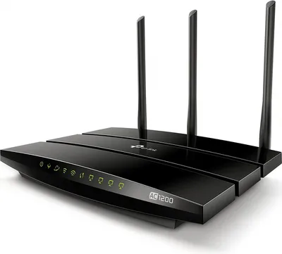 Produktbild von TP-Link Archer VR400, Wi-Fi 5 (802.11ac), Dual-Band (2,4 GHz/5 GHz), Ethernet/LAN, ADSL2, Schwarz, Tabletop-Router