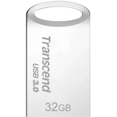 Produktbild von Transcend JetFlash 710, 32 GB, USB Typ-A, 3.2 Gen 1 (3.1 Gen 1), Ohne Deckel, 3,3 g, Silber