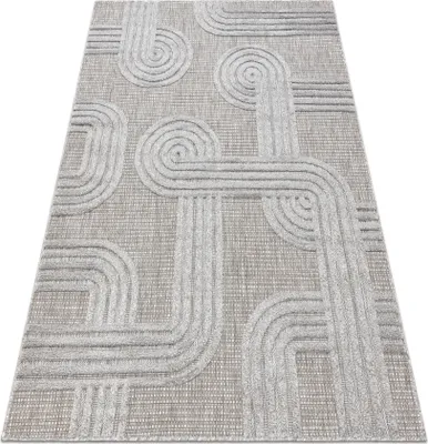Produktbild von Teppich SANTO SISAL 1001 geometrisch grau Grau 200x290 cm