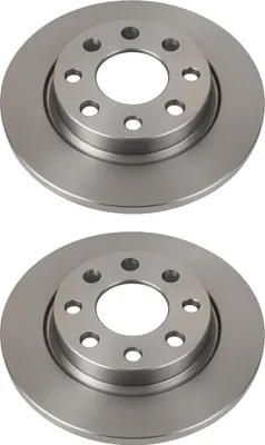Produktbild von 2 Bremsscheiben Hinterachse voll Ø 68 mm 12 mm VALEO für u.a. AUDI A4