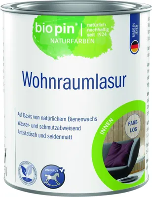 Produktbild von Biopin Wohnraumlasur 750 ml farblos