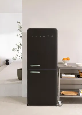 Produktbild von FRIDGE RETRO COMBI 401L - Retro-Stil Kombikühlschrank