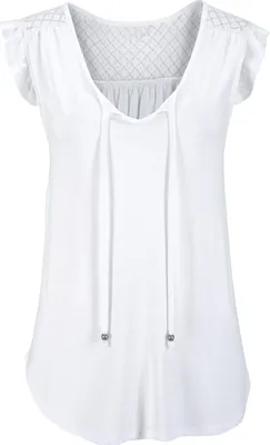 Produktbild von Buffalo Strandshirt weiß Größe 44/46