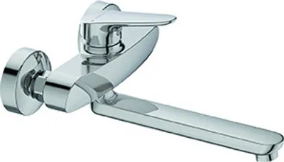 Produktbild von VIGOUR Einhand-Spültischwandbatterie clivia Rohrauslauf 200mm verchromt