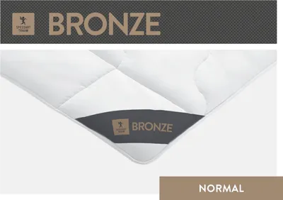 Produktbild von Spessarttraum Faserdecke Bronze Füllung: 100% Polyester Bezug: 100% Baumwolle Größe 155x 220  cm Wärmeklasse normal
