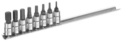Produktbild von TONA EXPERT Steckschlüsselsatz Knarenkasten E030704 33mm Chrom-Vanadium-Stahl