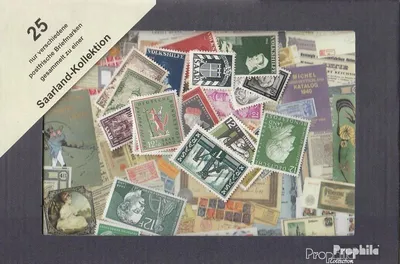 Produktbild von Briefmarken Saarland 25 verschiedene Marken postfrisch