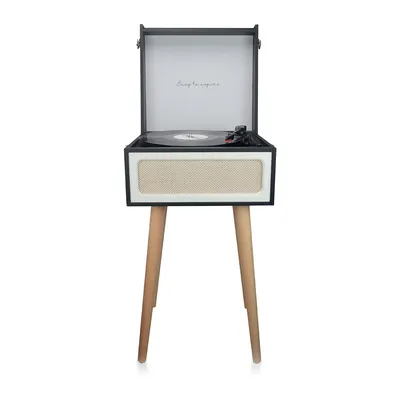 Produktbild von Detroit Bluetooth-Plattenspieler - Vinyl-Player und Radio - 2 eingebaute Stereolautsprecher