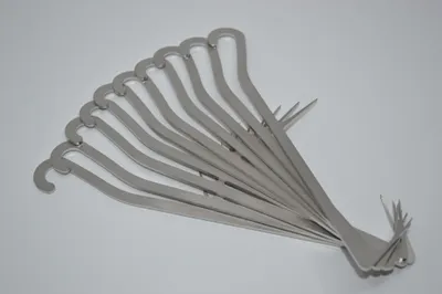 Produktbild von OXNFEIA® Räucherhaken 10 Stk. (Stangendurchmesser ca. 10mm)
