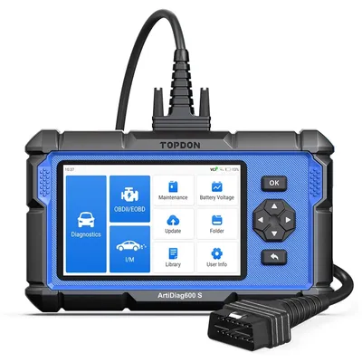 Obrázek produktu pro OBD2 diagnostický nástroj - Nástroj pro diagnostiku vozidel - Čtečka chybových kódů - Diagnostický nástroj ABS/SRS - Diagnostický nástroj pro převodovky