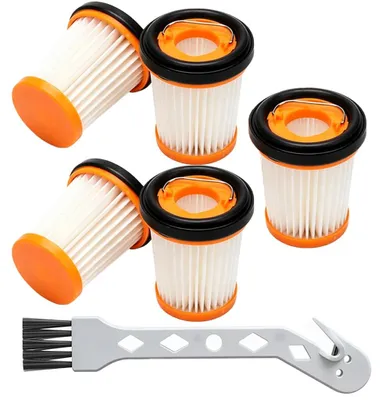 Filterset für Handstaubsauger, 5 Filter + 1 Bürste, waschbar