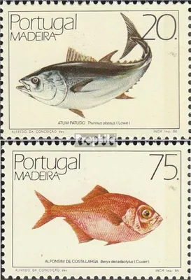 Produktbild von Briefmarken Portugal - Madeira 1986 Mi 104-105 (kompl.Ausg.) postfrisch Fische