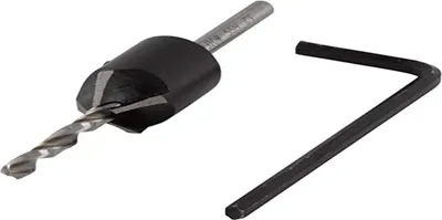 Imagen del producto de Taladro de broca Wolfcraft, diámetro de 4,5 a 11 mm, con punta avellanadora