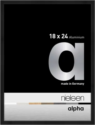Immagine prodotto di Nielsen cornice per foto in alluminio Alpha nero opaco 18x24 cm