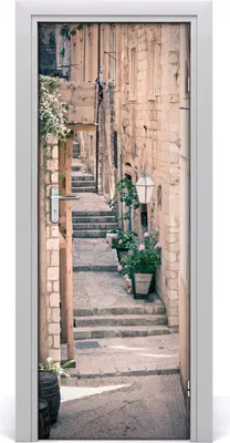 Produktbild von Tulup Türaufkleber 75x205 cm Dekorative Aufkleber Selbstklebend Wasserdichte Tapete Abnehmbar Schlafzimmer Wohnzimmer Wohnkultur - Klebstoff Dubrovnik Kroatien