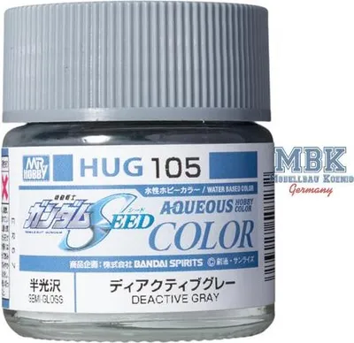 Obrázek produktu pro GUNZE GSHUG105 Vodní barva Gundam Color Deactive Gray