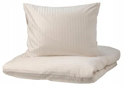 Produktbild von IKEA NATTJASMIN Bettwäsche-Set Satin 200x200 cm Beige
