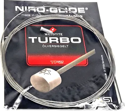 Produktbild von Niro-Glide Turbo Schaltzug Edelstahl Ø 1,1 mm Länge 2200 mm ölversiegelt Schalt