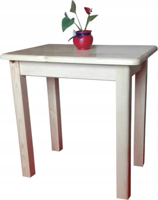 Produktbild von Küchentisch Bartisch Beistelltisch, Stehtisch, Küchentheke, Küchenbartisch Kiefer 50x50x75cm