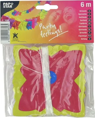 Produktbild von Papstar Papiergirlande mehrfarbig bunt Geburtstag Kinderfest 6m