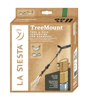 Produktbild von La Siesta TreeMount Mehrzweck-Befestigung für Hängematten schwarz TMF45-9 für Bäume und Pfosten