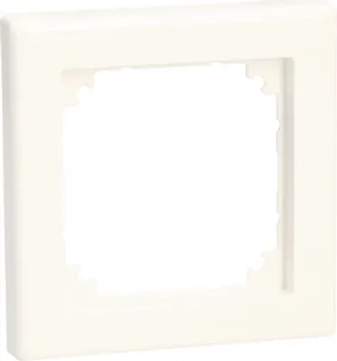 Produktbild von Merten 478119 Abdeckrahmen 1-fach System M polarweiß glänzend