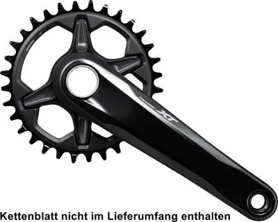 Produktbild von SHIMANO Kurbelgarnitur DEORE XT FC-M8100-1 12-fach 170 mm - 8100-1, 12-fach, ...