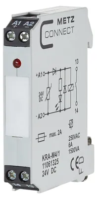 Image de Metz Connect Module de couplage KRA-M4/1 24DC 11061325