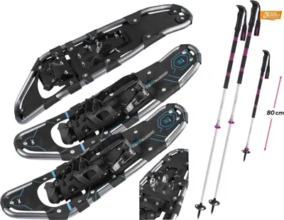 Produktbild von KOMPERDELL Trailblazer Schneeschuh T25 Alu Wandern Teleskopstock Contour Titanal Snow Walker