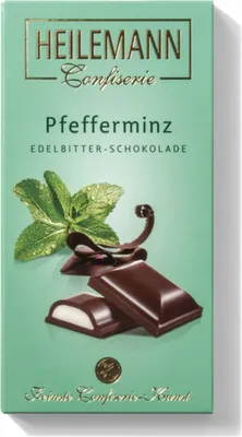 Produktbild von Heilemann Tafel Pfefferminz, 100g