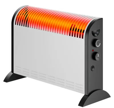 Konvektor-Heizgerät 2000 W, 3 Stufen, Thermostat, Ventilator, kompakt