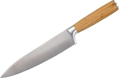 Produktbild von bremermann Kochmesser mit Bambusgriff, 32 cm, Edelstahlklinge