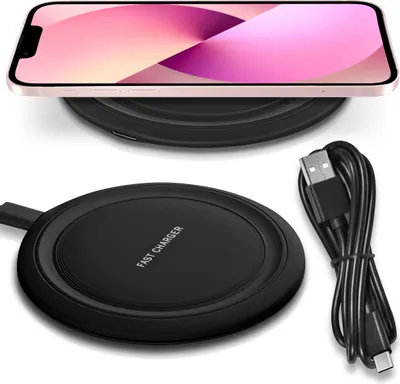 Produktbild von Schnell Ladegerät QI Wireless Charger für Apple iPhone 16e Kabellos Laden 15W