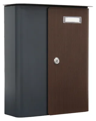 Produktbild von Profirst Briefkasten Ziefen anthrazit Holz