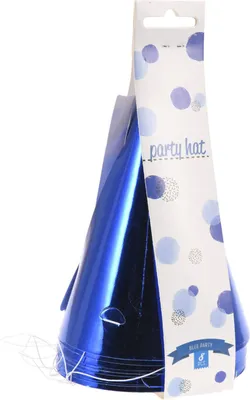 Image de Papier à chapeau bleu, 8 pcs