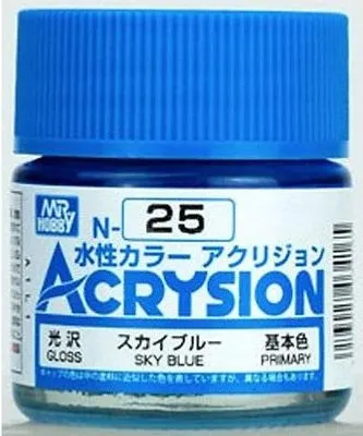 Produktbild von Mr Hobby - Gunze N-025 - Acrysion (10 ml) Sky Blue - Neu