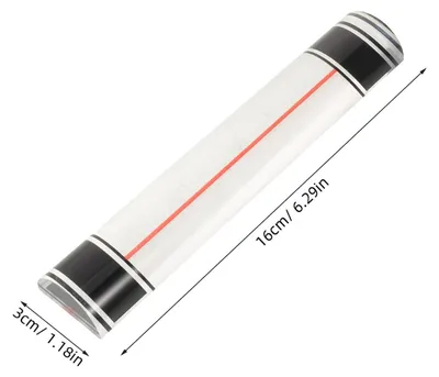 Image de Solidchoice - Loupe transparente avec règle et marqueur pour des mesures précises