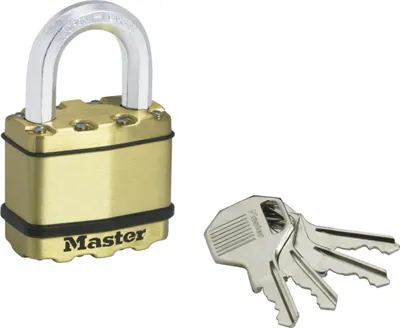Immagine prodotto di Lucchetto MASTER LOCK con chiave in acciaio laminato, l.45 mm