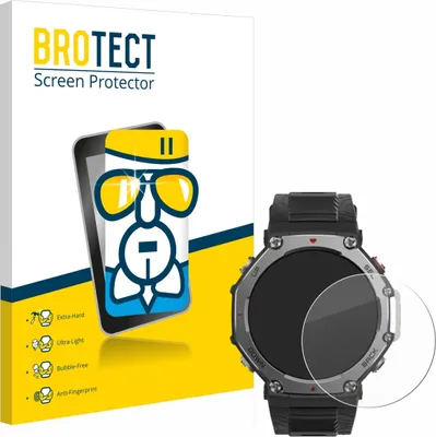 Produktbild von BROTECT Schutzglas für Huami Amazfit T-Rex 3 Schutzfolie Panzer Folie Glas Display Schutz klar