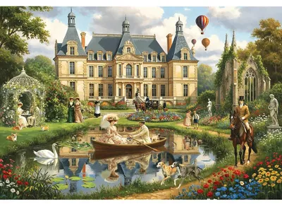 Produktbild von Trefl, Palast am Wasser, 1500 Teile Puzzle