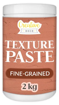 Productafbeelding van Creative Deco Structuurpasta Fijnkorrelig 2 kg, Baksteen rood