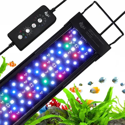 Productafbeelding van Aquarium LED-verlichting, 24W, instelbare timer en helderheid, voor 60-80 cm vistank