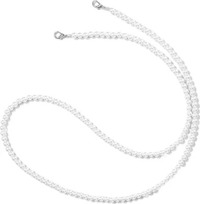 Produktbild von Universelle Handschlaufe für Handys, Perlen-Handy-Schlüsselanhänger, Perlen-Handykette, Handyhalterungszubehör, Handschlaufe, universeller Umhängegurt (Länge 115 cm)