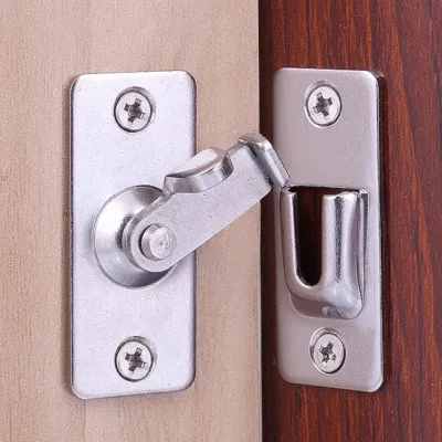 Produktbild von Türverriegelung Rostrost-Sicht aus rostfreiem Edelstahl 90 Grad Türverriegelung Hardware-Zubehör für Zuhause