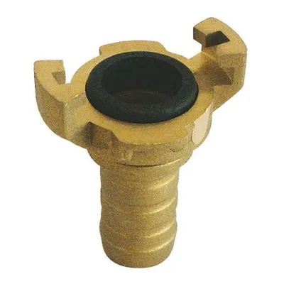 Produktbild von SOMATHERM FOR YOU – Schnellkupplung mit Rippen für Schläuche mit Ø 13 mm – Die zuverlässige und einfache Lösung für einen blitzschnellen Wasserabzweig – Gehäuse aus Messing – Integrierte Dichtung
